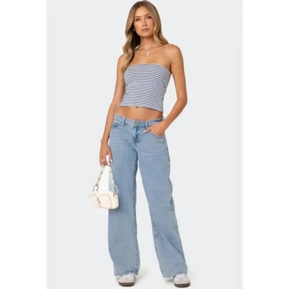 EDIKTED LOW RISE JEANS